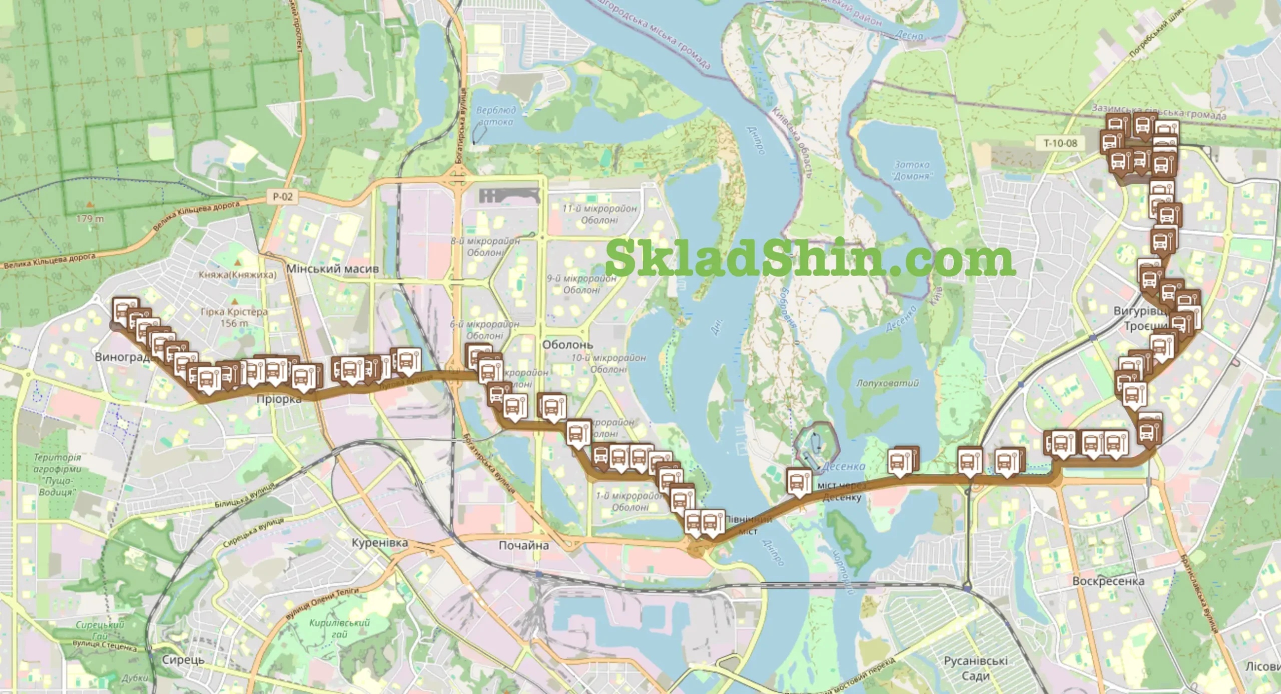 180 marshrutka kyiv rozklad zupinki marshrut scaled