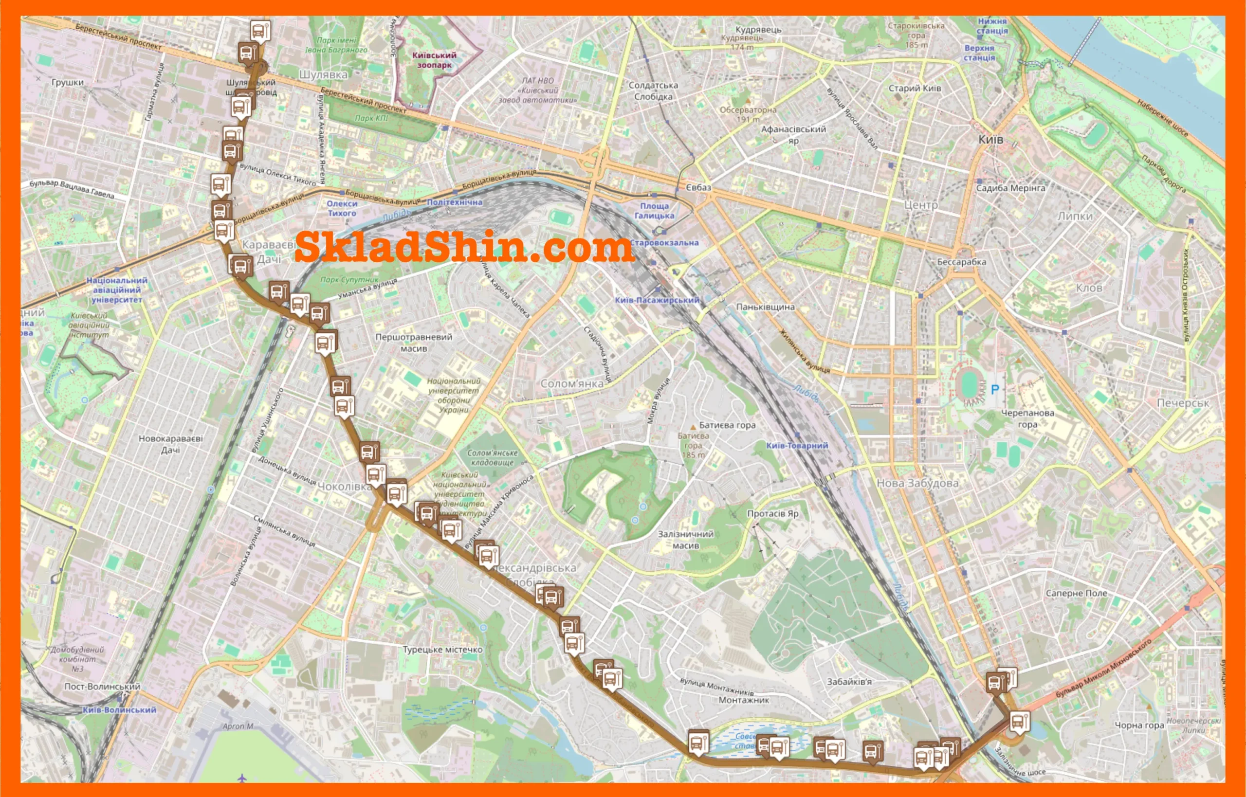 239 marshrutka kyiv rozklad zupinki marshrut scaled