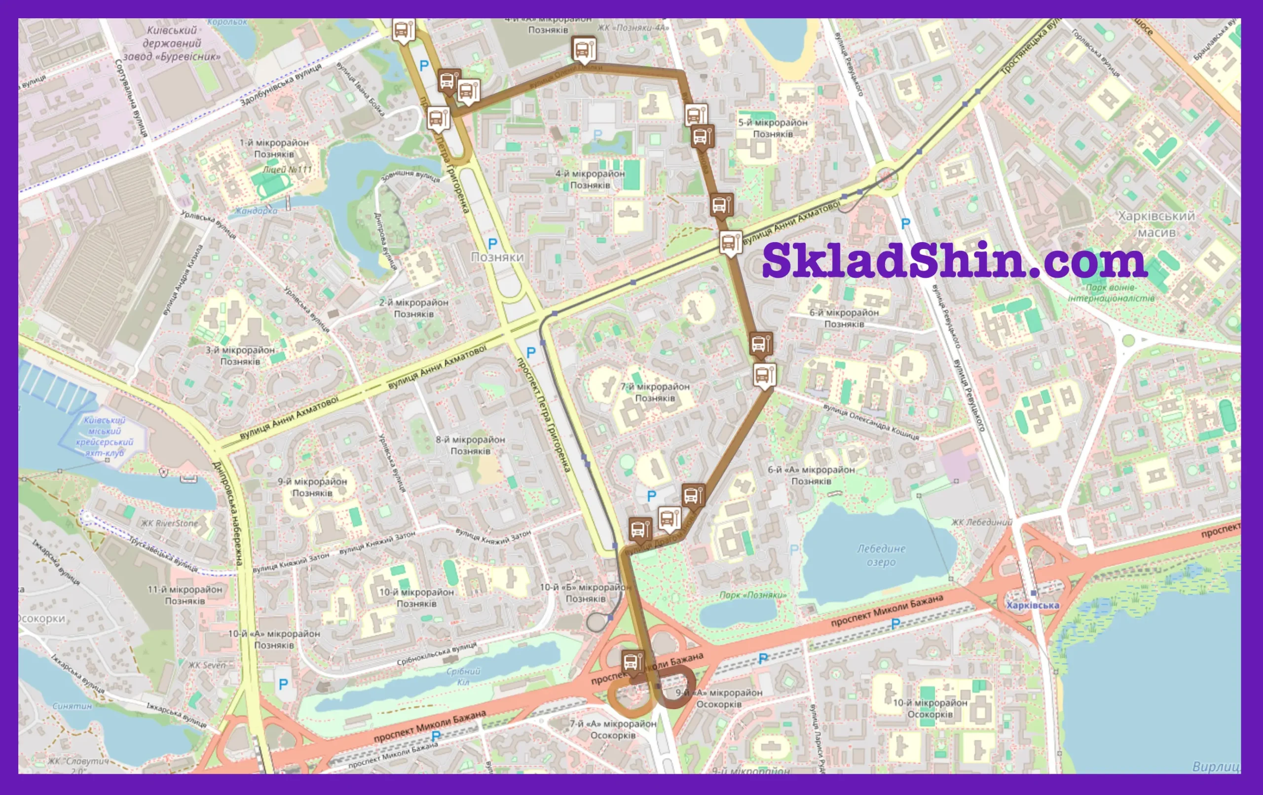 250 marshrutka kyiv rozklad zupinki marshrut scaled