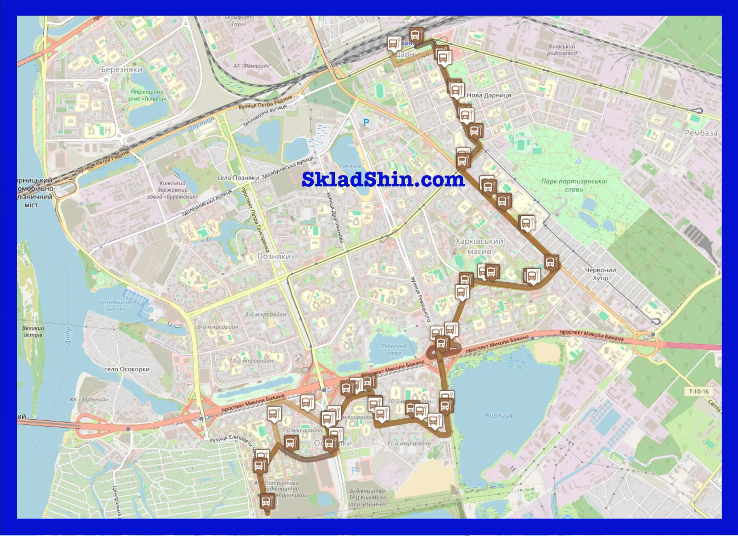 407 marshrutka kyiv rozklad zupinki marshrut scaled