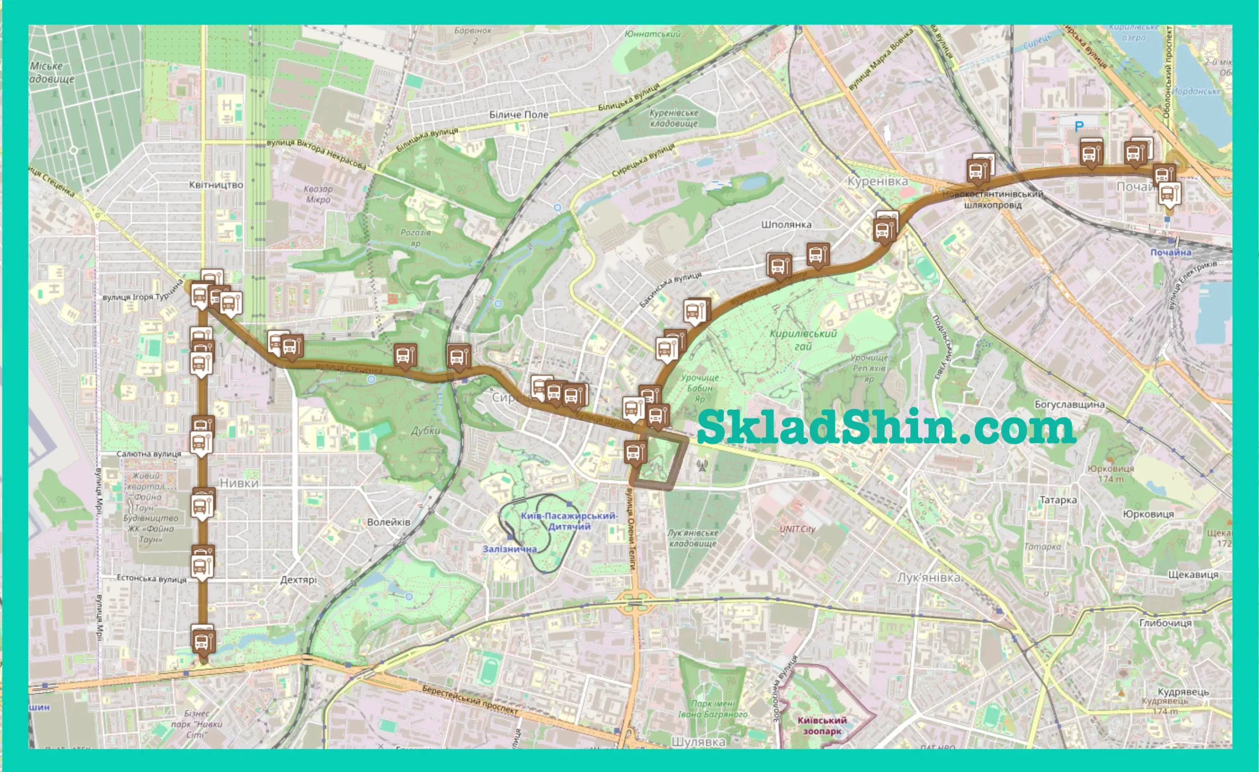 410 marshrutka kyiv rozklad zupinki marshrut scaled