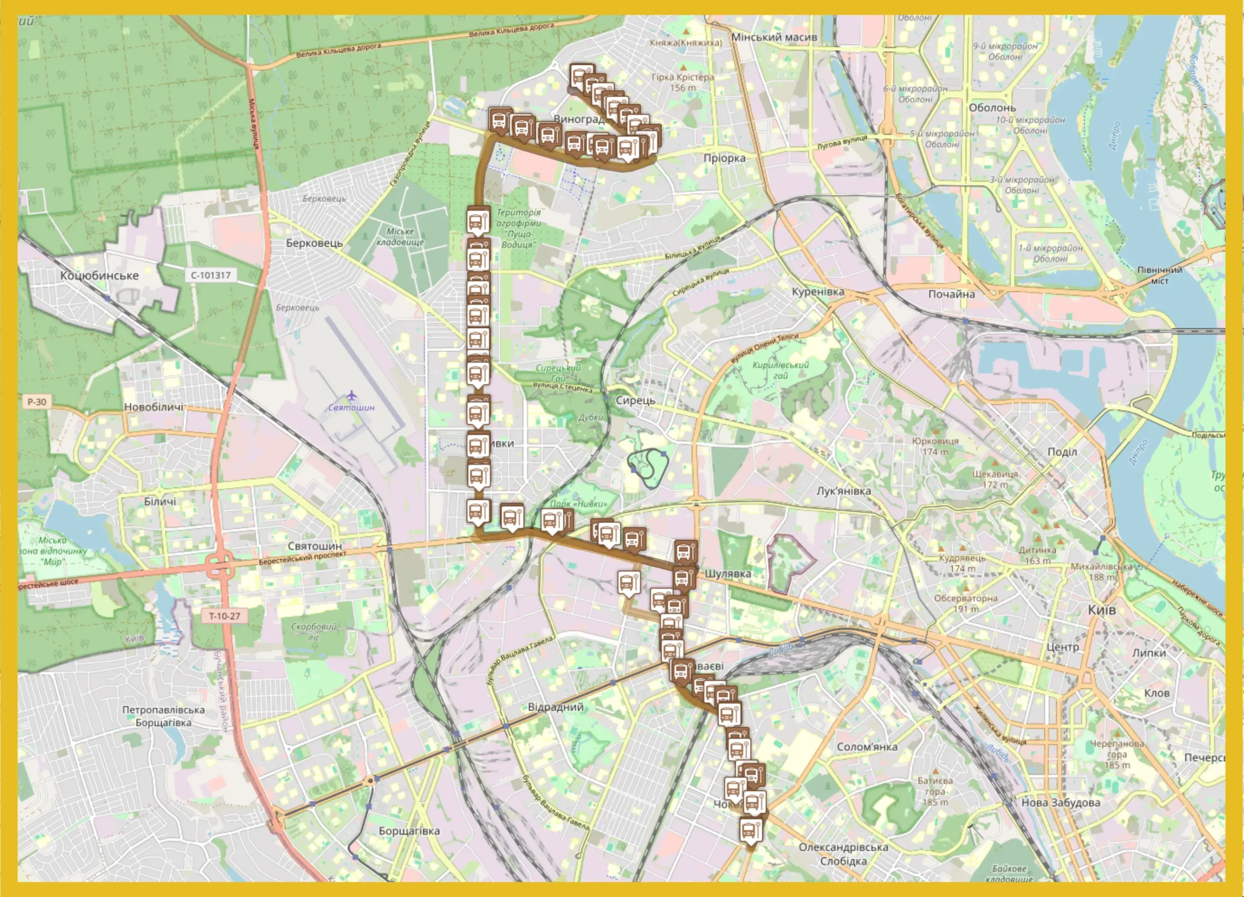455 marshrutka kyiv rozklad zupynky marshrut scaled