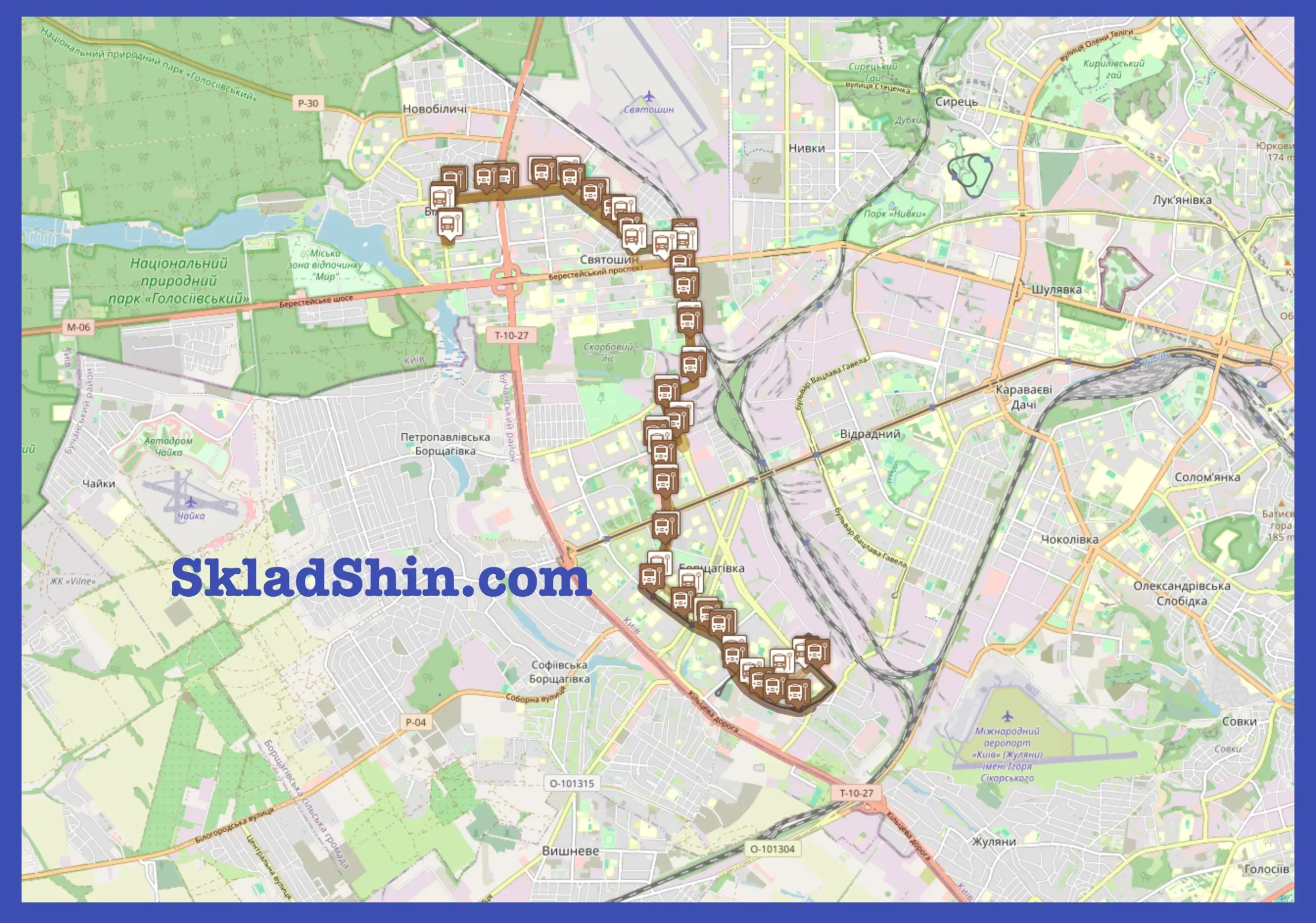 510 маршрутка (Київ): розклад, зупинки, маршрут