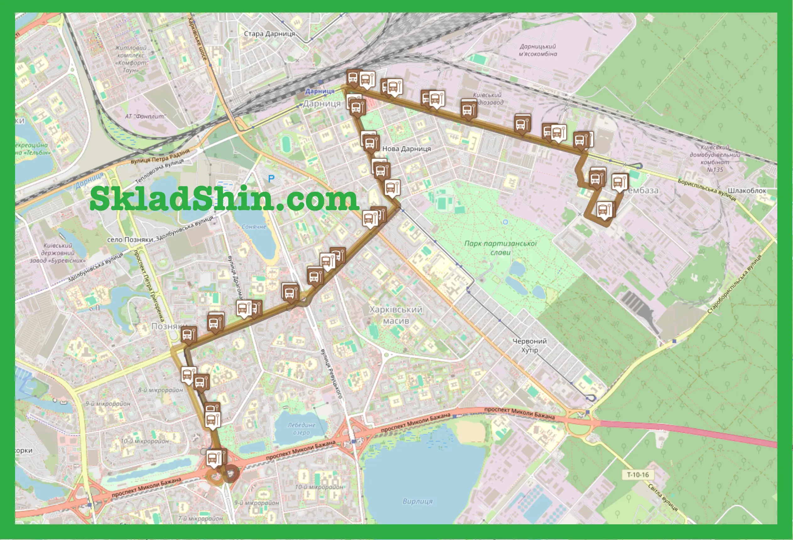 513 маршрутка (Київ): розклад, зупинки, маршрут