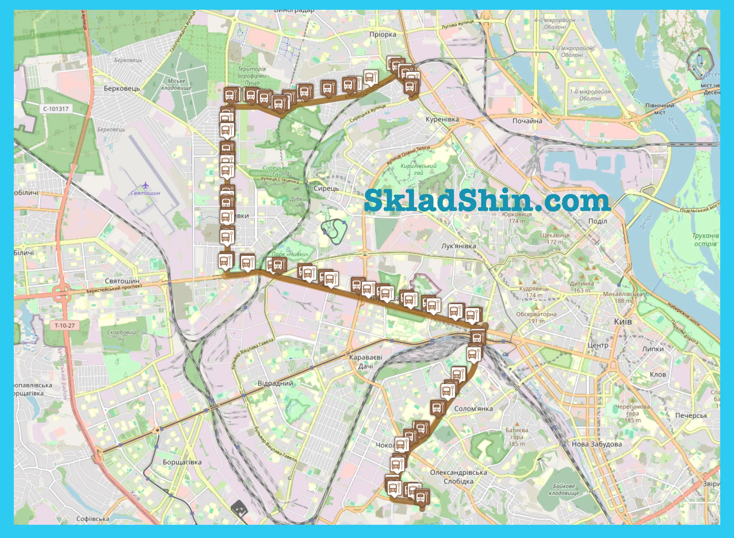 518 marshrutka kyiv rozklad zupynky marshrut