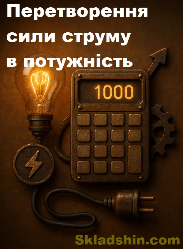 Перетворення сили струму в потужність