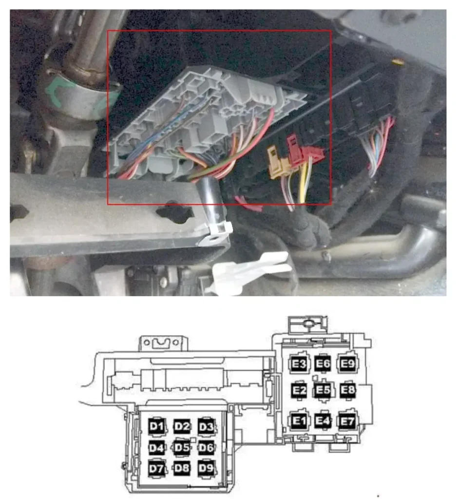 blok rele volkswagen touareg 1
