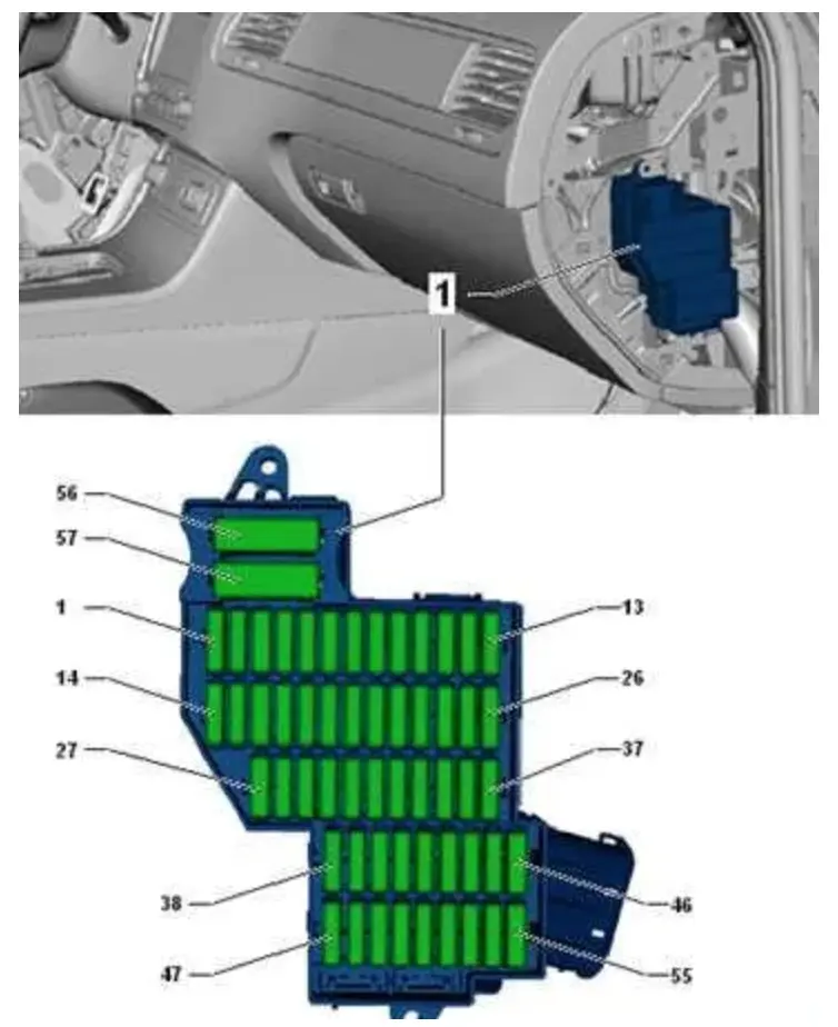 blok z pravogo boku volkswagen touareg 2