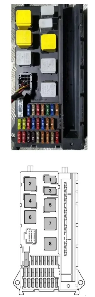 blok zapobizhnikiv i rele c volkswagen crafter