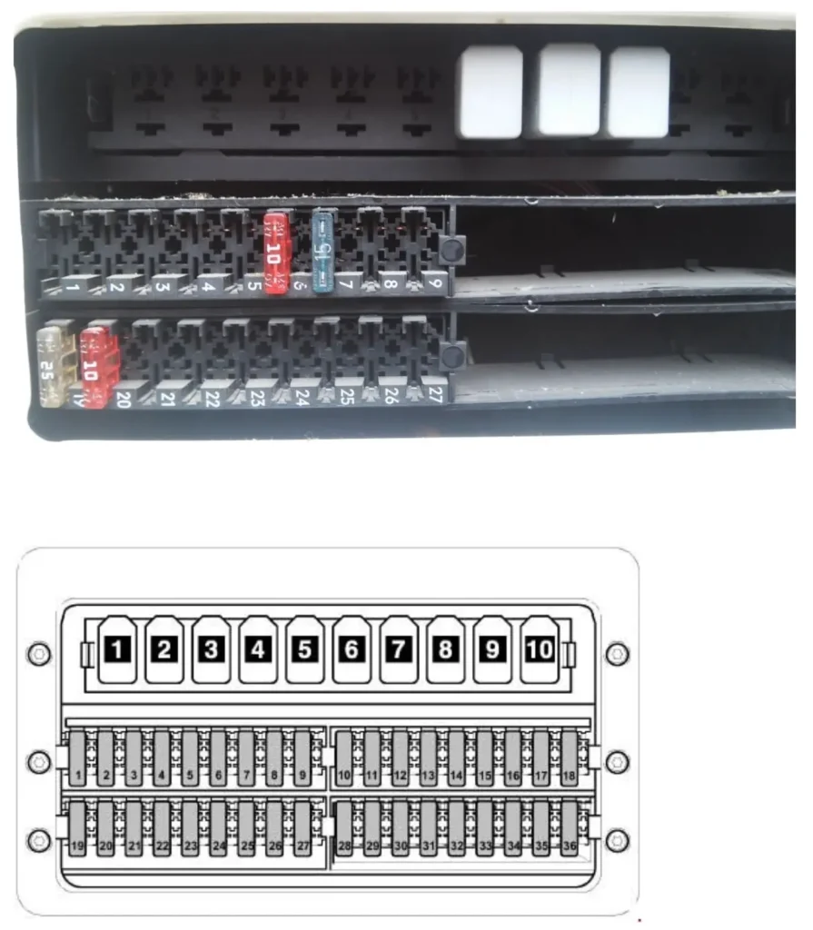 blok zapobizhnikiv i rele d volkswagen crafter