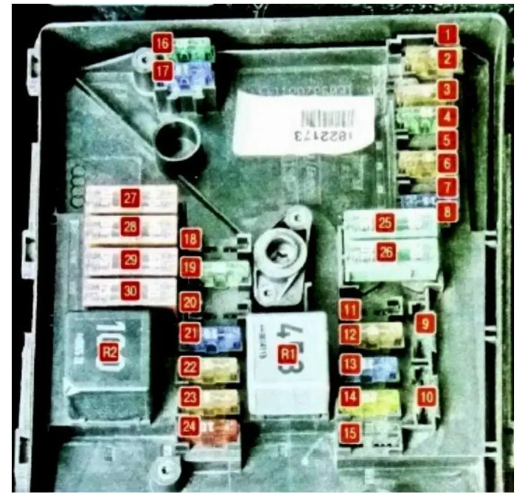 blok zapobizhnykiv i rele volkswagen golf 6