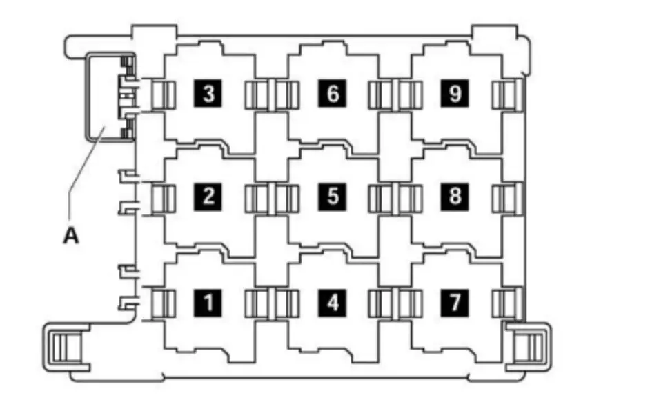 korpusna relejna korobka vw touran 1