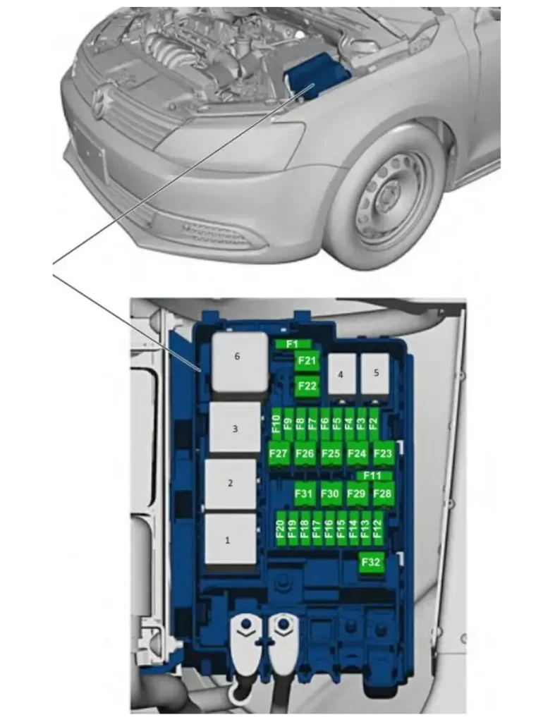 motornij vidsik volkswagen jetta 6
