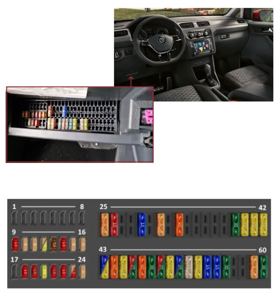 pasazhirskij salon volkswagen caddy 4