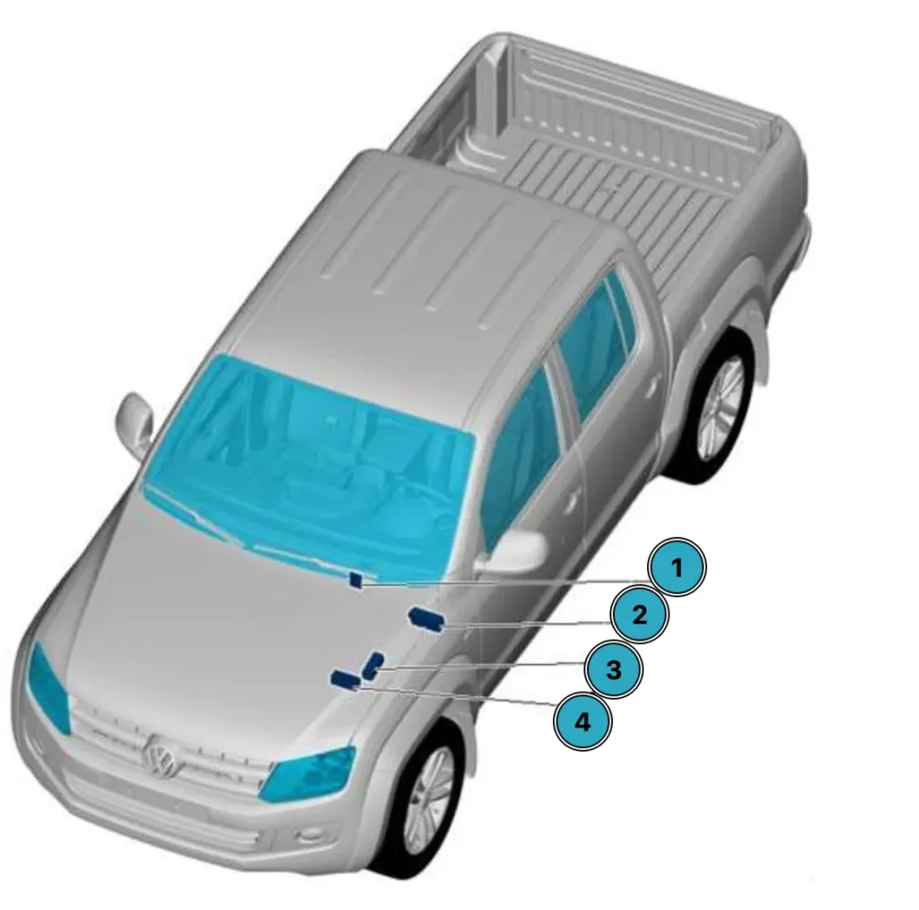 roztashuvannya blokiv volkswagen amarok