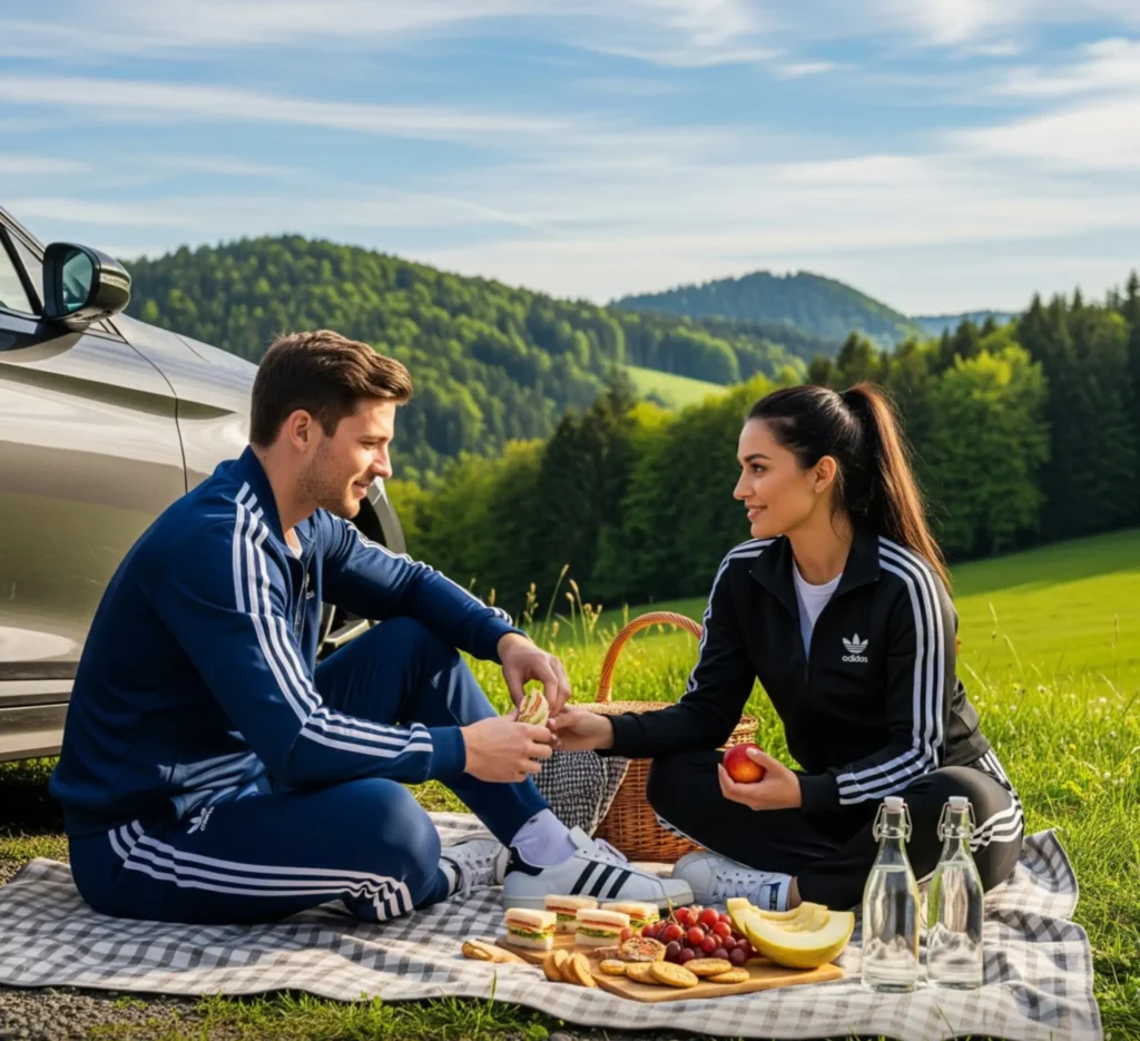 Спортивні костюми adidas для пікніку в подорожі