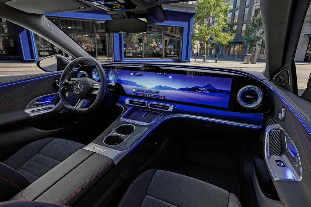 суцільна скляна панель Mercedes-Benz C 400 4MATIC electric
