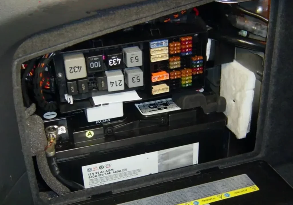 zadnii blok rele volkswagen phaeton