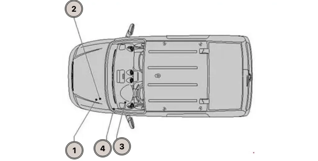 zagalne roztashuvannya blokiv volkswagen caddy